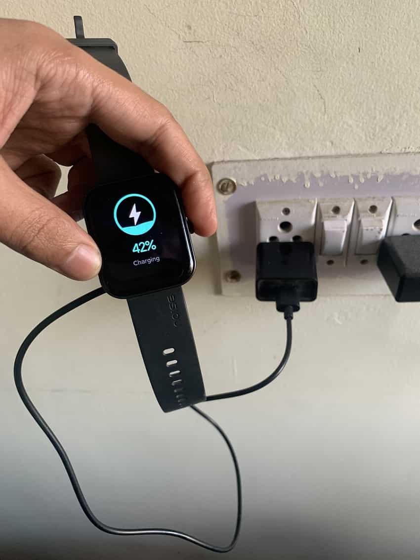 Charging Noise ColorFit Pulse Buzz after connecting smartwatch adaptor to electrical socket