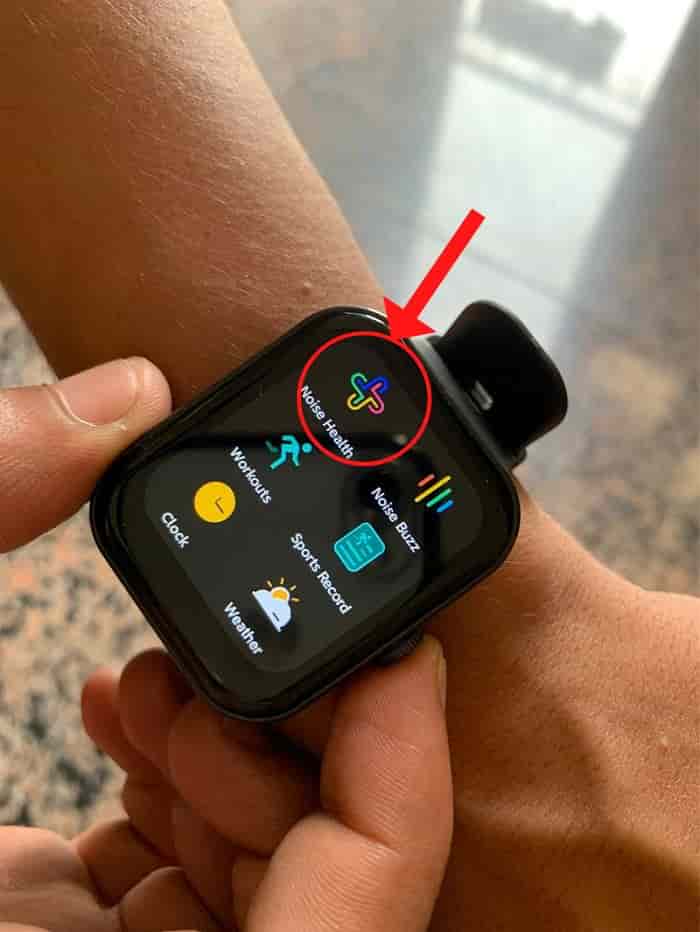 Click once noise ColorFit Pulse Buzz Smartwatch noise health Screen