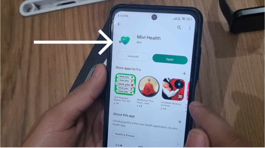 Install Mivi Health App