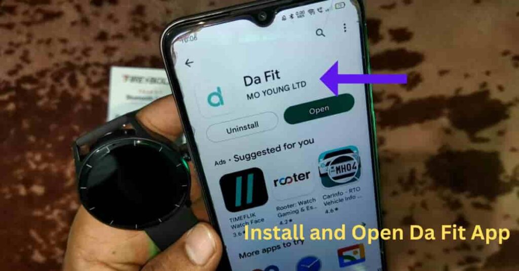 Install and Open Da Fit App