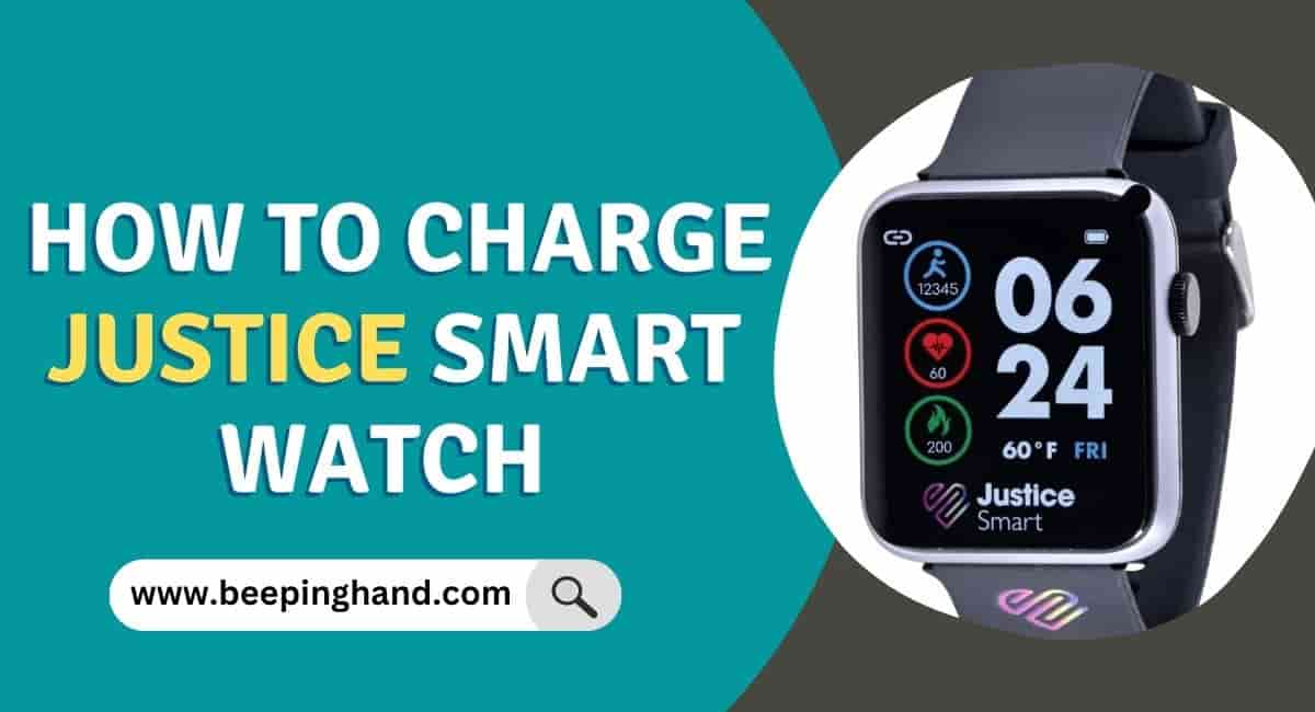 How to Charge Justice Smart watch