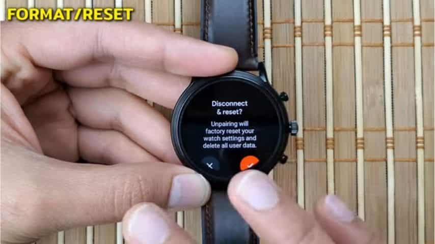 Reset Fossil Smartwatch