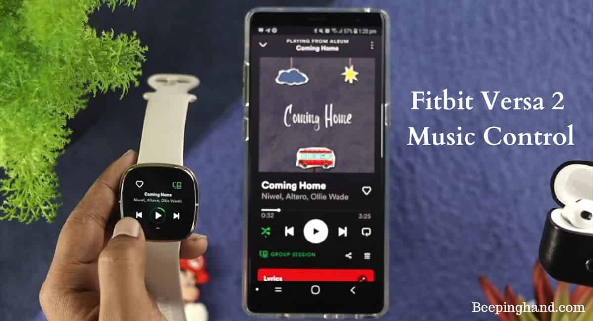 Fitbit Versa 2 Music Control