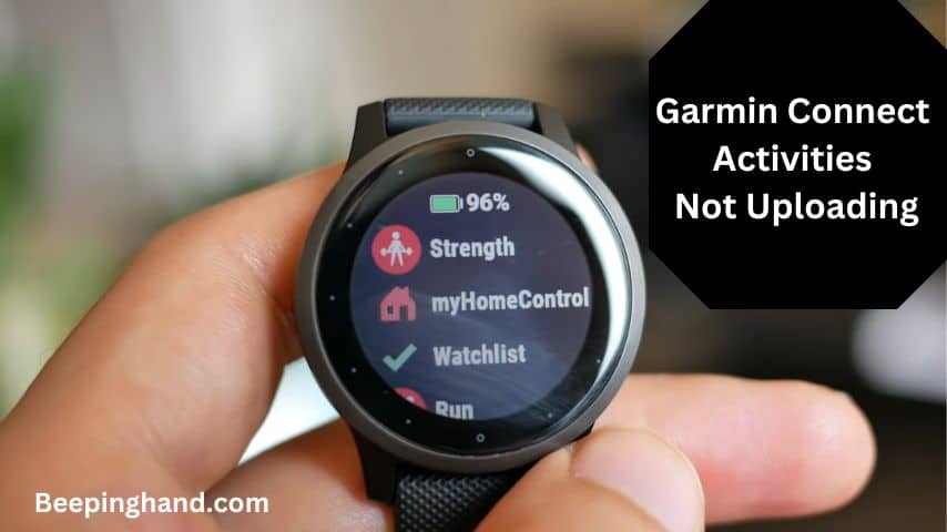 Garmin Connect Activities Not Uploading