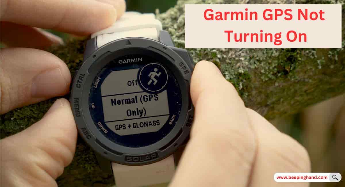 Garmin GPS Not Turning On