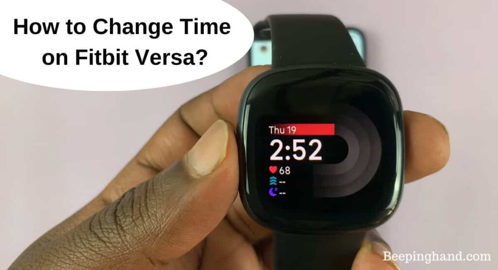 How to Change Time on Fitbit Versa