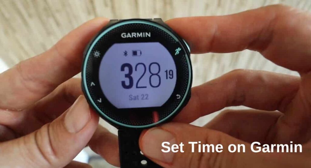 Set Time on Garmin Watch