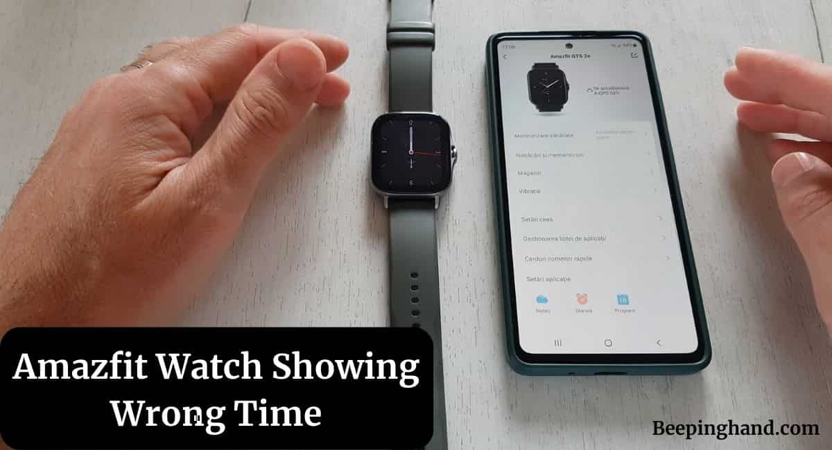 Amazfit Watch Showing Wrong Time
