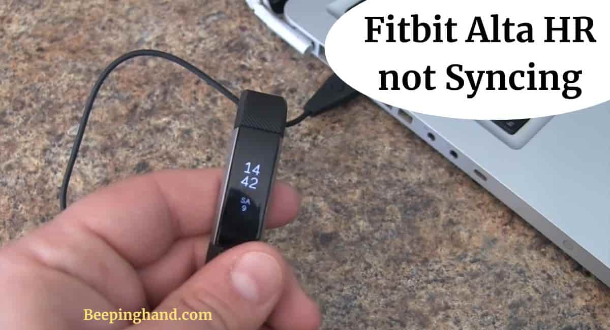 Fitbit Alta HR not Syncing