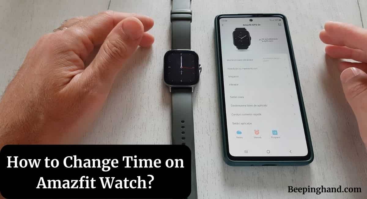 How to Change Time on Amazfit Watch