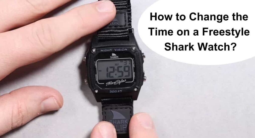 How to Change the Time on a Freestyle Shark Watch Easy Steps