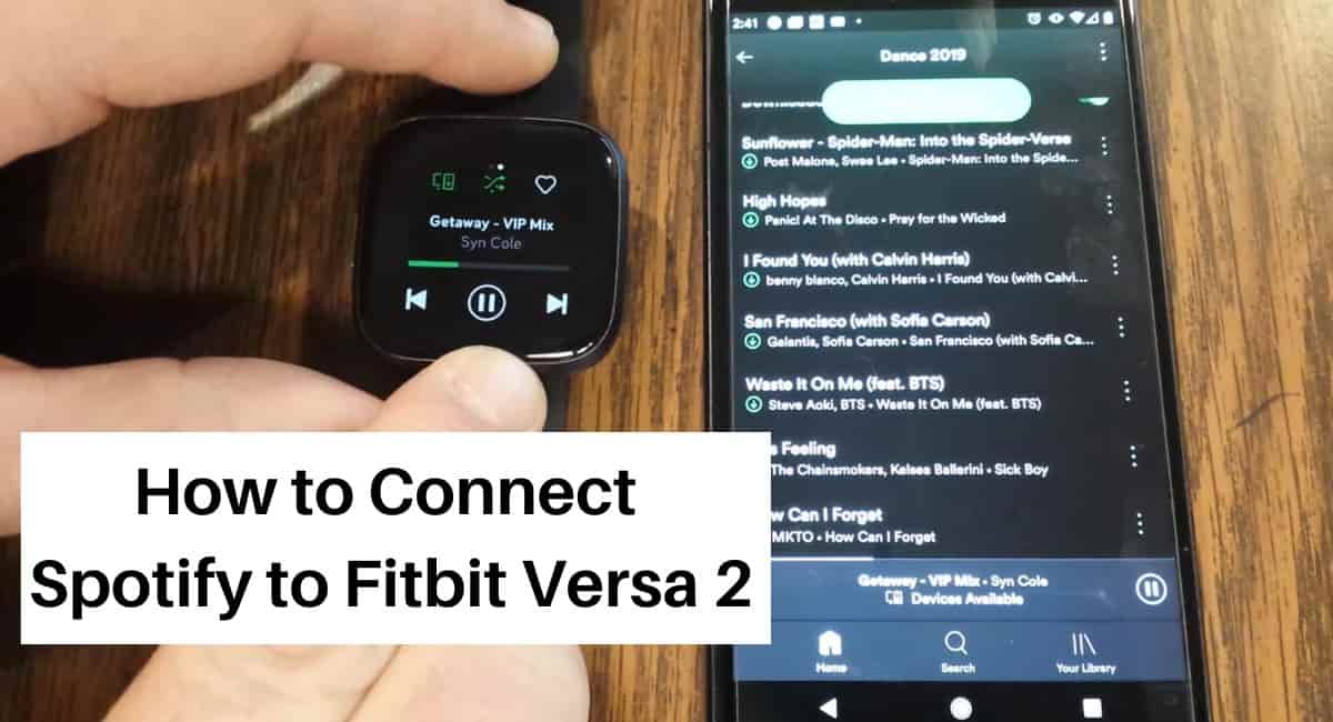 How to Connect Spotify to Fitbit Versa 2
