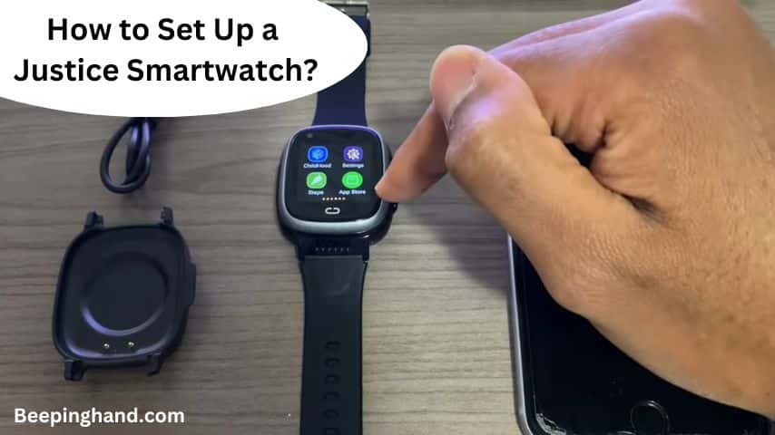 How to Set Up a Justice Smartwatch