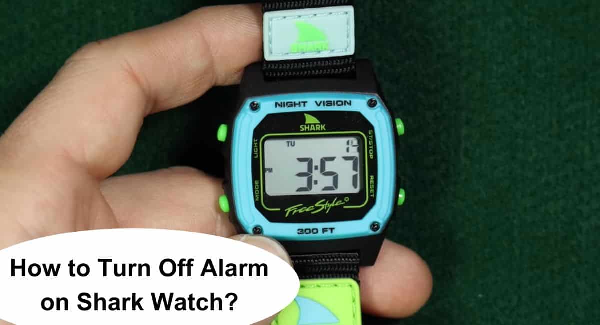 How to Turn Off Alarm on Shark Watch