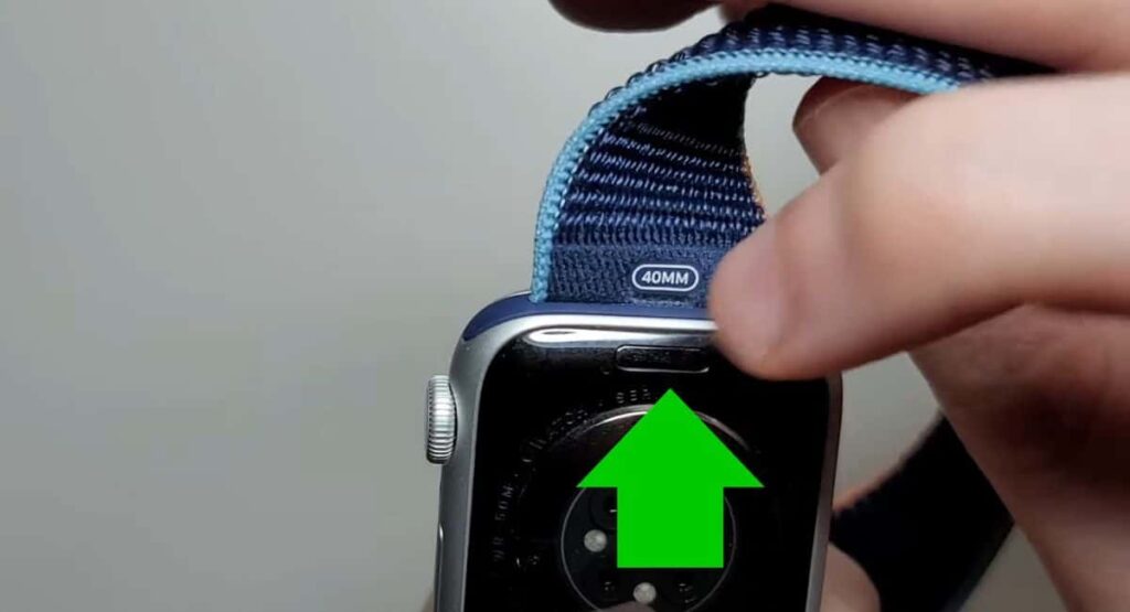 Locate the Band Release Button