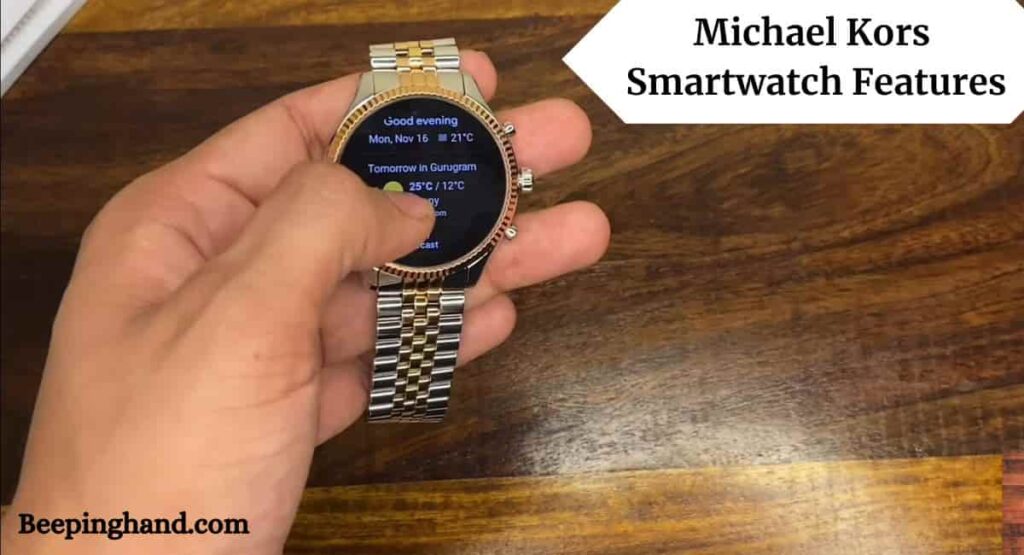 Michael Kors Smartwatch Features