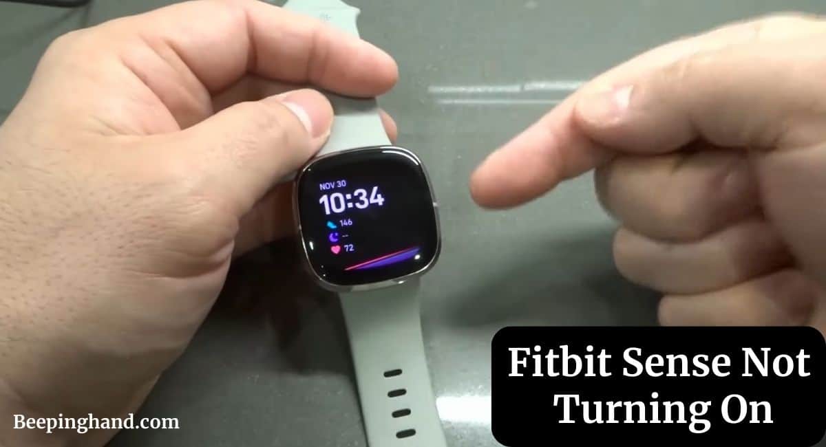 Fitbit Sense Not Turning On