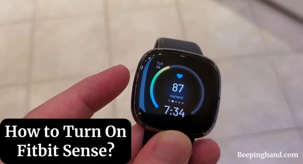 How to Turn On Fitbit Sense
