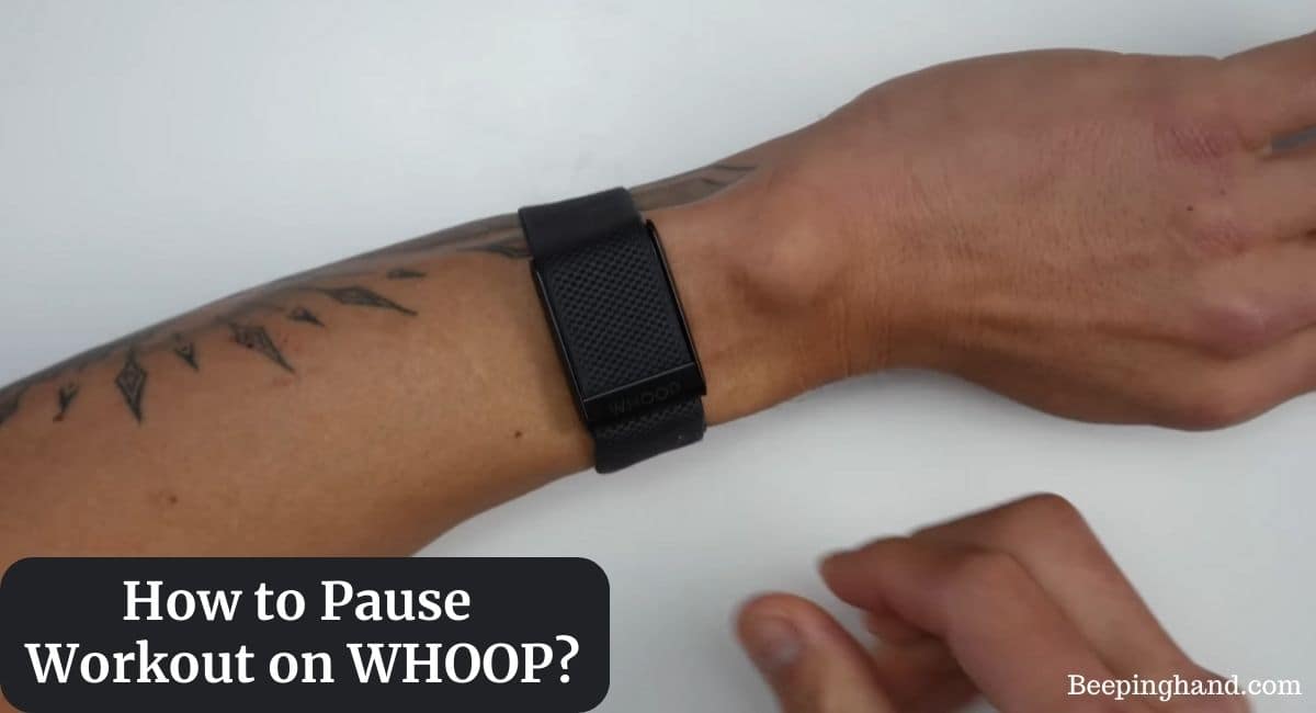 How to Pause Workout on WHOOP