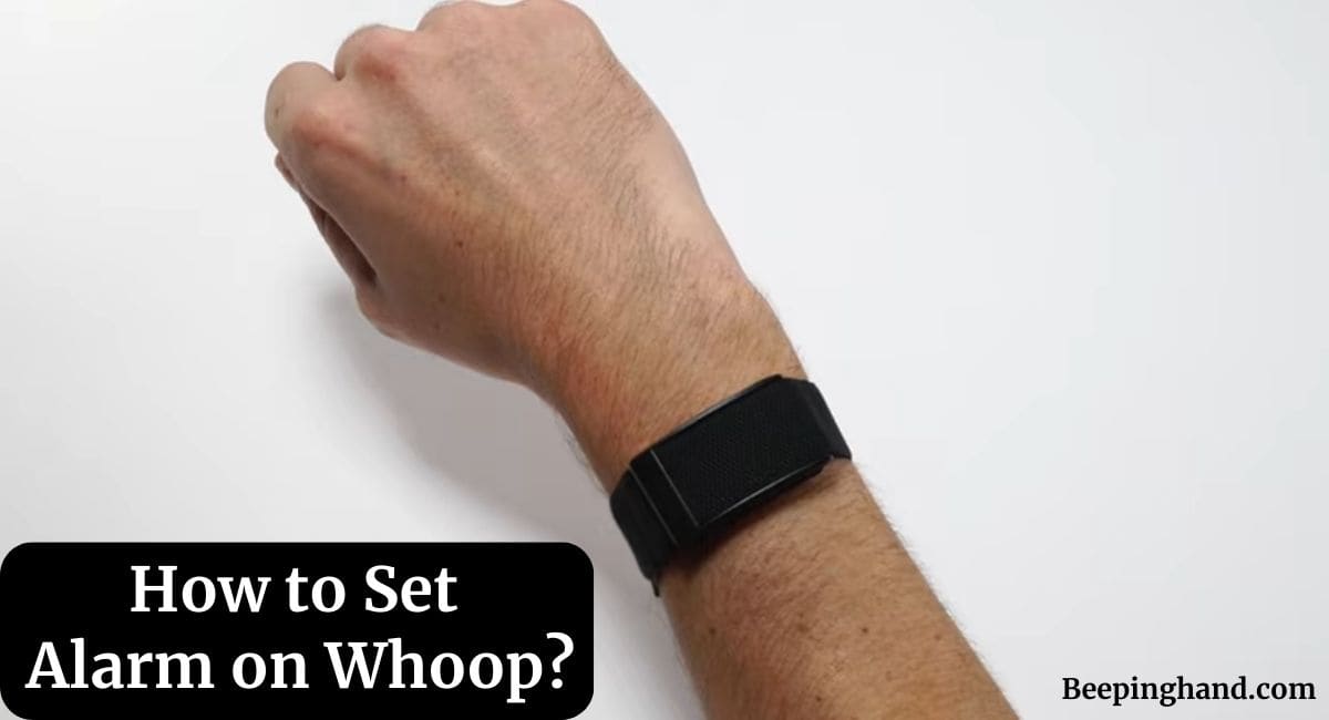 How to Set Alarm on Whoop