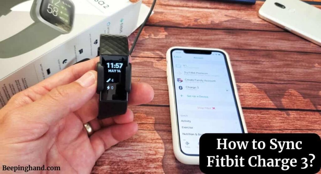 How to sync Fitbit Charge 3