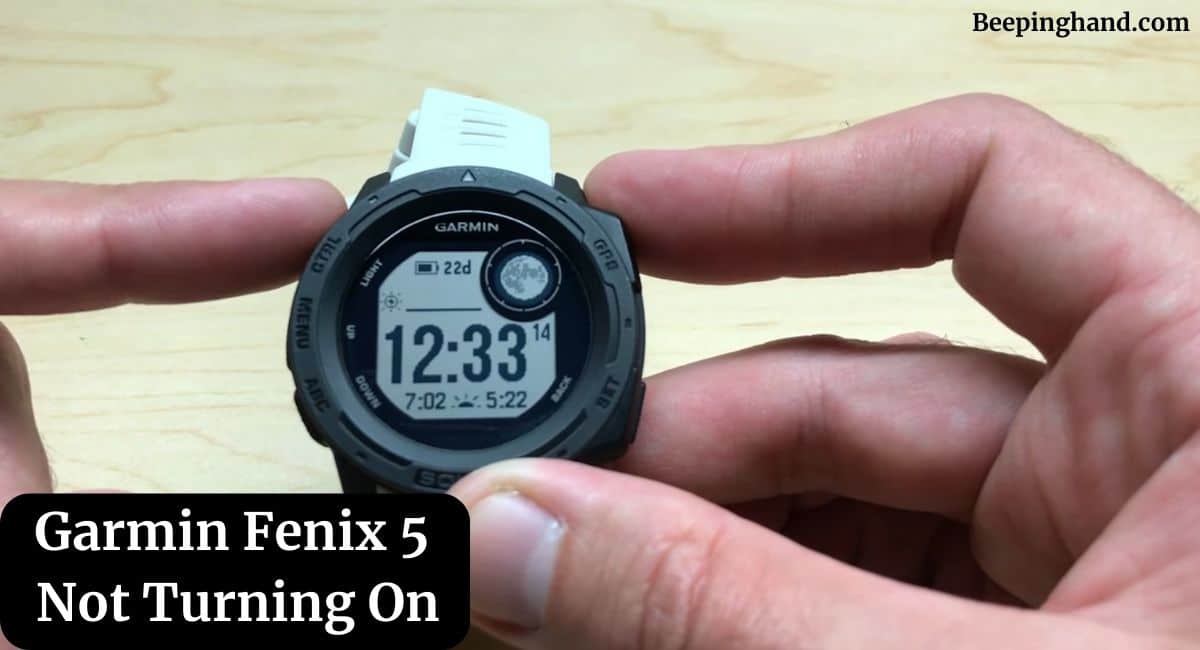 Garmin Fenix 5 Not Turning On