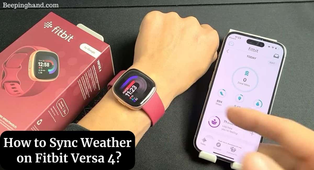How to Sync Weather on Fitbit Versa 4