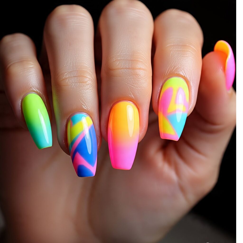 Glow-in-the-Dark Nails
