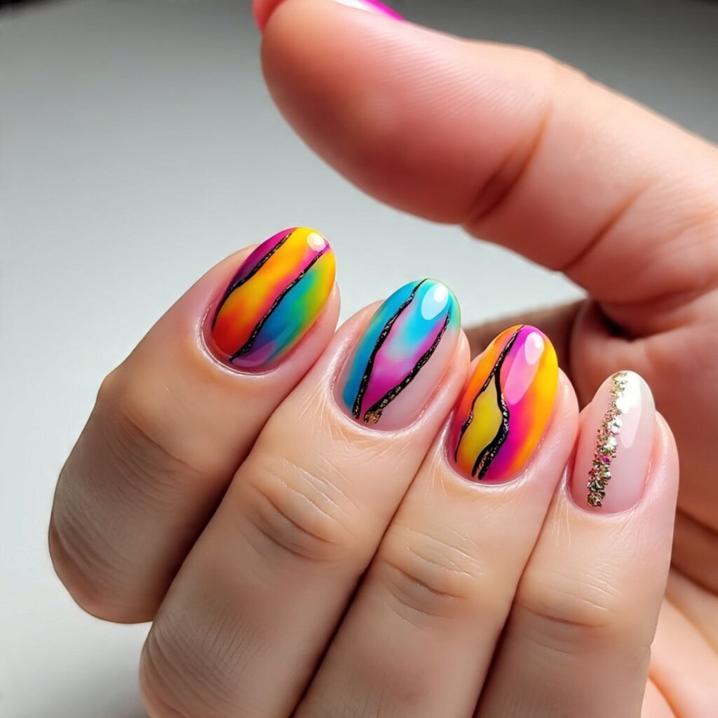 Negative Space Nails
