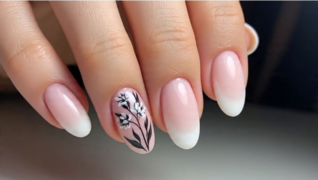 black line nail